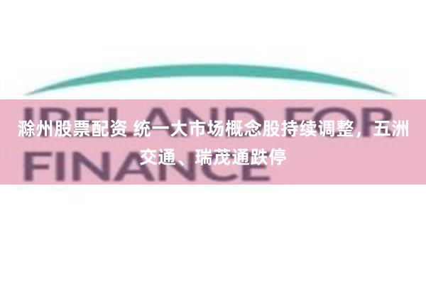 滁州股票配资 统一大市场概念股持续调整，五洲交通、瑞茂通跌停