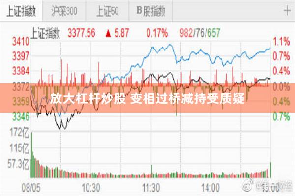 放大杠杆炒股 变相过桥减持受质疑