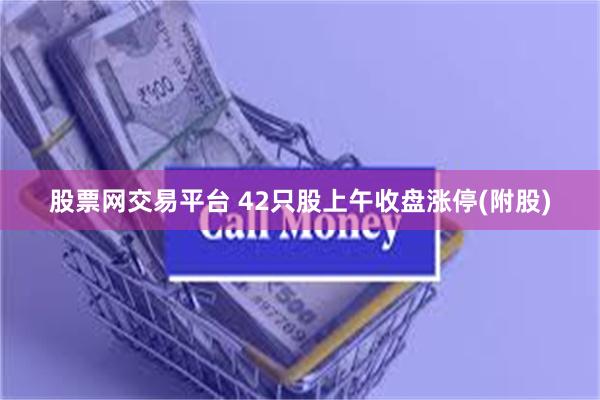 股票网交易平台 42只股上午收盘涨停(附股)